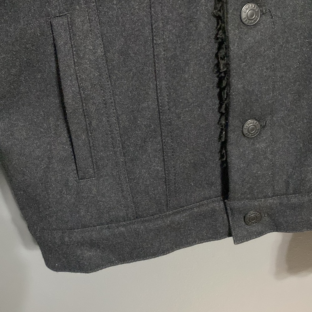 Express Sherpa Lined Wool Jacket - image 6